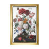 Набор для вышивания "Цветы в стеклянной вазе", канва лён 36 ct. Арт 785