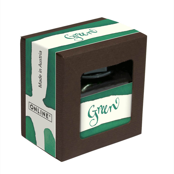 Чернила "Ink Colour Inspiration" для перьевых ручек и роллеров, 15 мл, цвет зеленый. Арт 17120/3