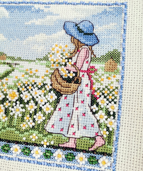 Набор для вышивания  "Ромашки". Арт 13.003.40