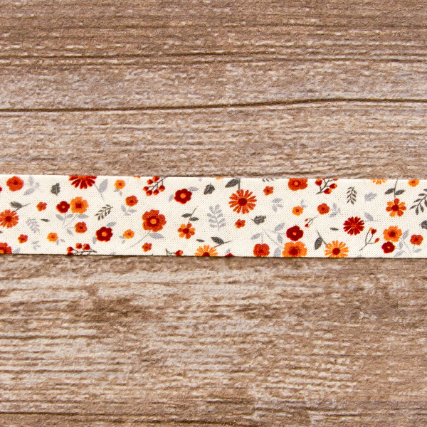 Косая бейка с рисунком SAFISA, арт.6626, 20 мм, 20 м, цвет 03. Арт 6626-20мм-03