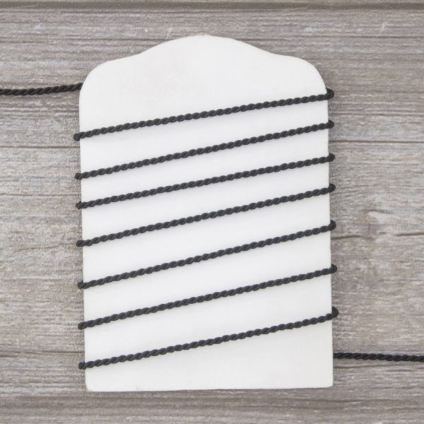 Шнур витой PEGA, черный, 2,5 мм. Арт 845213625A7001