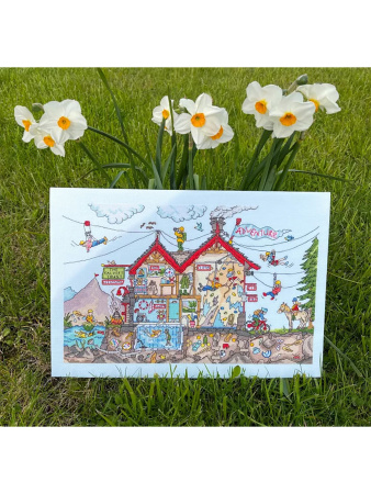 Набор для вышивания "Cut Thru' Adventure Holiday". Арт XCT44