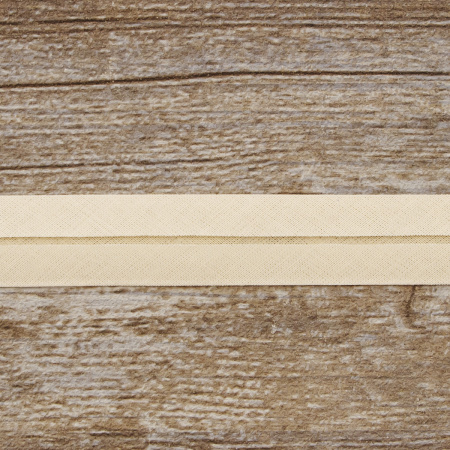 Косая бейка хлопок, 20 мм, 25 м, цвет 83, цвет чайная роза. Арт 6600-20мм-83