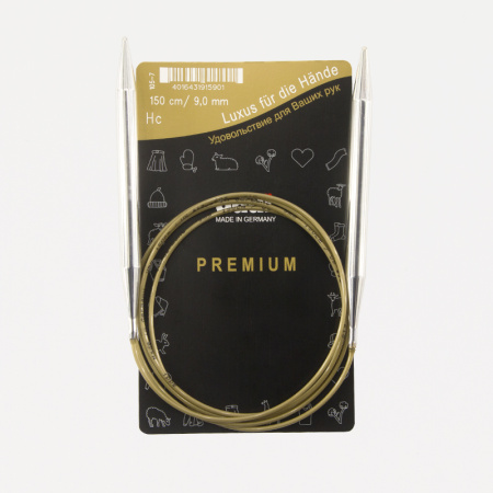 Спицы, круговые, супергладкие, addiClassic №9, 150 см. Арт 105-7/9-150