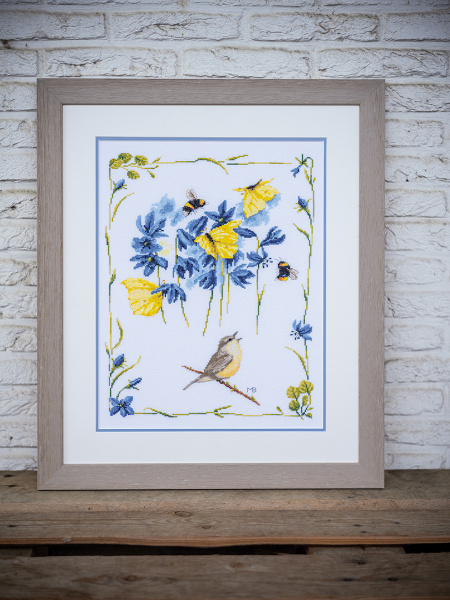 Набор для вышивания "Chirping chiffchaff"  . Арт PN-0191926