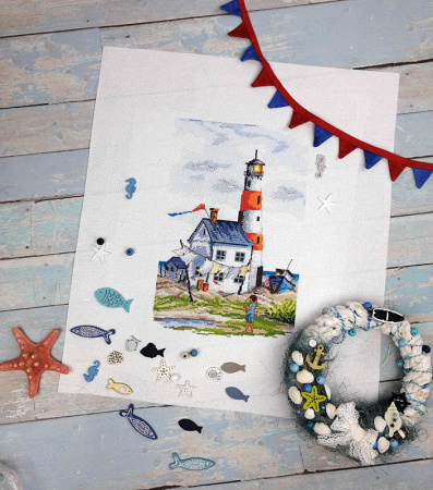 Набор для вышивания  "Берег моря". Арт 02.012.07