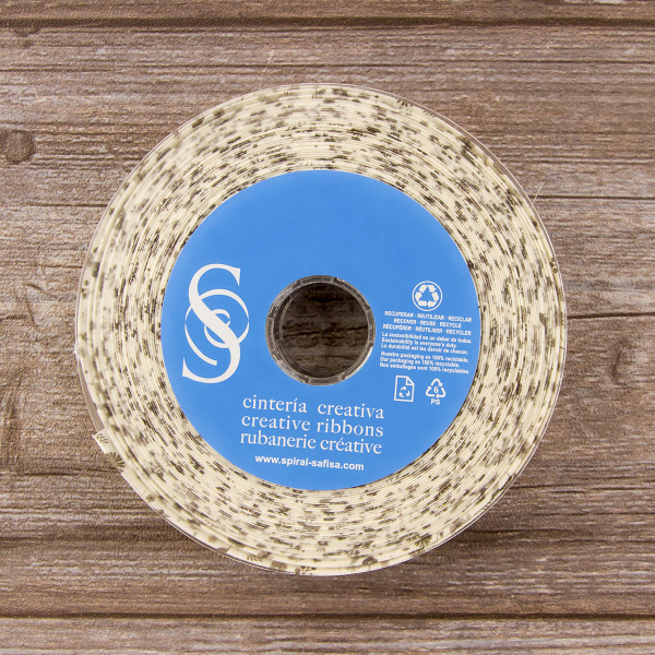 Косая бейка с рисунком SAFISA, арт.6628, 20 мм, 20 м, цвет 01. Арт 6628-20мм-01