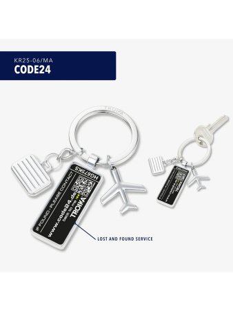 Брелок TROIKA "Service CODE24". Арт KR25-06/MA