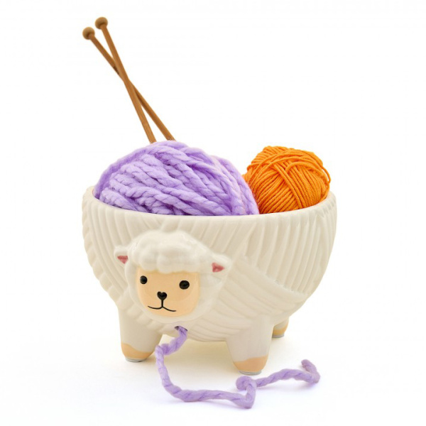 Клубочница для пряжи "Овечка", 16 см. Арт 4917.3