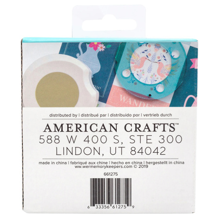 Дырокол "Круг с фестончатым краем" с прозрачным основанием для точной вырубки. Арт 661275