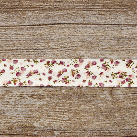 Косая бейка с рисунком SAFISA, арт.6592, 20 мм, 20 м, цвет 02. Арт 6592-20мм-02