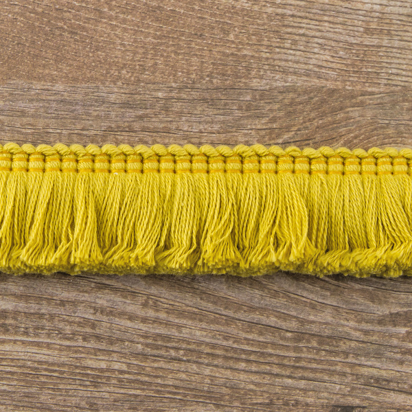 Бахрома декоративная, 30 мм, цвет шафрановый. Арт BT - 30c - col.B-12