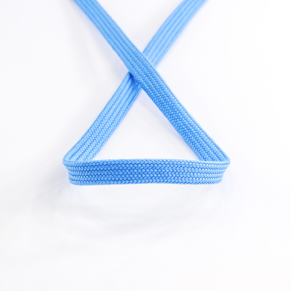 Шнур PEGA плоский, полиэстровый, цвет голубой, 10 мм. Арт 842580140L4703