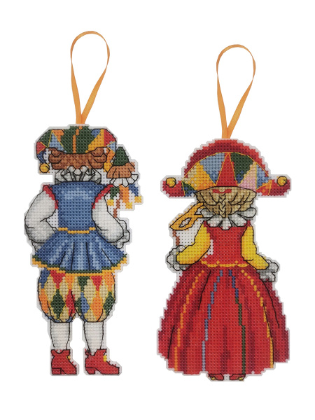 Набор для вышивания на пластиковой канве "Карнавал". Арт 23.001.09