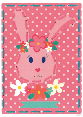 Набор для вышивания "Кролики" на перфорированной бумаге. Арт PN-0157041