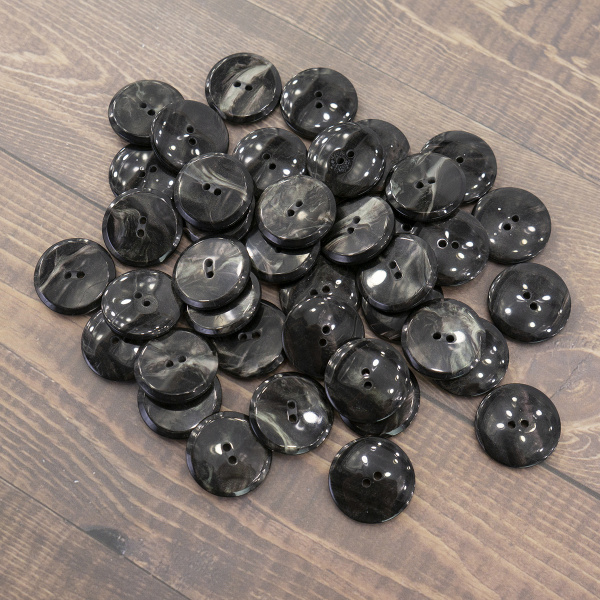 Пуговицы CONCEPT Mother of Pearl, размер 36, полиэстер, цвет COL.5 Deep Sea. Арт 75315-036-COL.5DEEP SEA