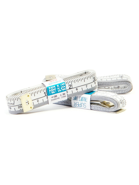 Сантиметровая лента с градацией в дюймах и сантиметрах, 50 шт. в прикассовом стенде. Арт DJ.815