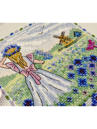 Набор для вышивания  "Поле васильков". Арт 13.003.66
