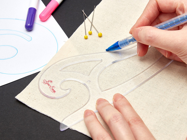 Линейка для пэчворка "Франзуская линия" - мини. Арт NL4201.01