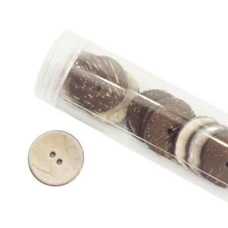 Пуговицы CONCEPT, размер 48, кокос, цвет COL.NAT натуральный. Арт 1919H-048-COL.NAT