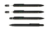 Ручка шариковая TROIKA многофункциональная "CONSTRUCTION SUPERBLACK". Арт PIP20/SB