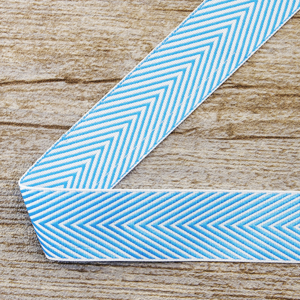 Лента жаккард SAFISA, 25 мм, 25 м, цвет 04. Арт 9202-25мм-04