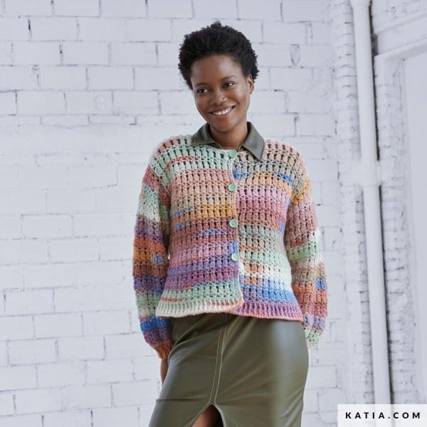 Журнал с моделями по пряже Katia CONCEPT Multicolor №1. Арт 6292