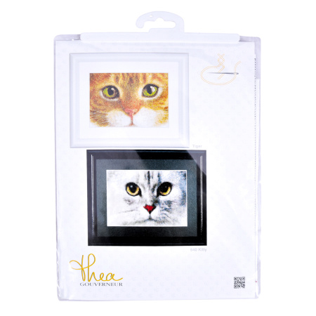 Набор для вышивания "Два котёнка", канва Aida 16 ct. Арт 540A