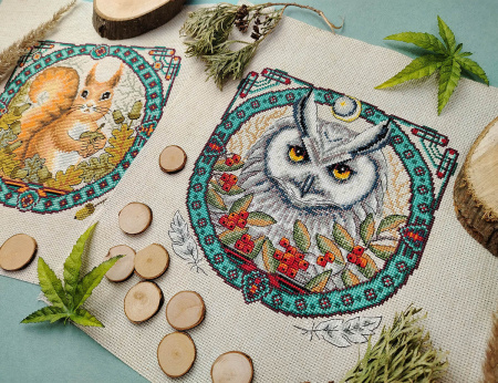 Набор для вышивания "Белый филин". Арт 03.017.21