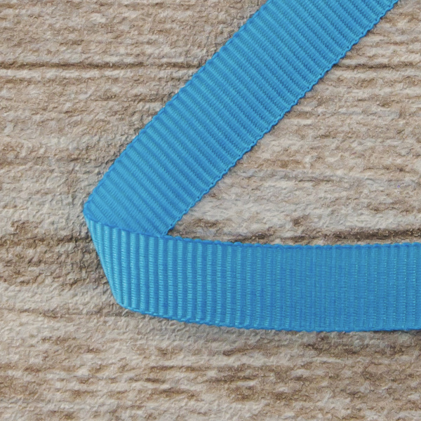 Лента репсовая SAFISA, 10 мм, 25 м, цвет 16 бирюзовый. Арт 350-10мм-16