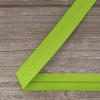 Косая бейка хлопок/полиэстер 20 мм, 25 м, цвет 118, лайм . Арт 6120-20мм-118           
