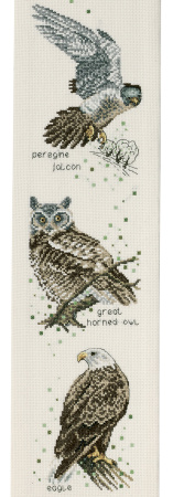 Набор для вышивания панно "Хищная птица". Арт 35-8130          