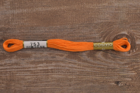 Мулине COSMO однотонный цвет  753       . Арт 25-6/753       