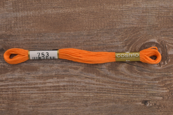 Мулине COSMO однотонный цвет  753       . Арт 25-6/753       