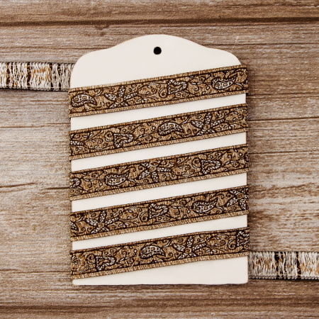 Лента жаккард SAFISA, 16 мм, 15 м, цвет 03. Арт 9104-16мм-03            