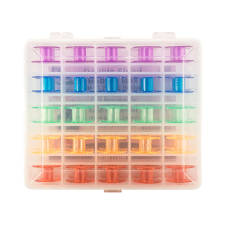 Коробка с наполнением шпулями для швейных машин марки Janome/New Home, 50 шт. Арт 154.F