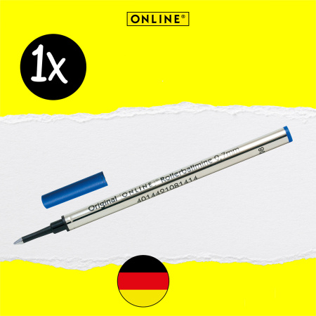 Стержень  "Rollerball Refill" для ручки-роллера, 11 см, 0,7 мм, цвет синий. Арт 40033/3