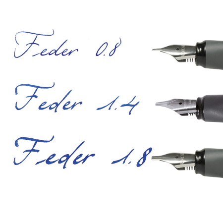 Набор для каллиграфии "Air Best Writer", 6 предметов, корпус ручки черный/серый с серебром. Арт 10030