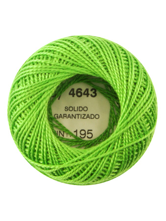 Мулине "Finca Perle"(Жемчужное"), №8, однотонный цвет 4643. Арт 00816/08/4643           