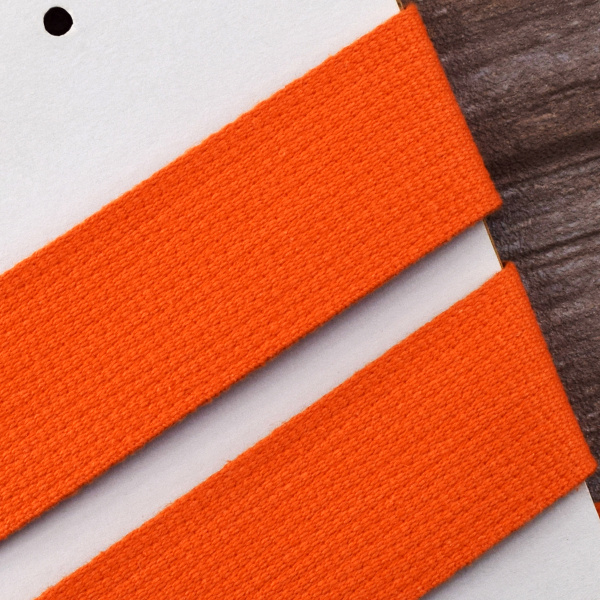 Тесьма ременная (стропа) PEGA оранжевая, 30 мм. Арт 834111530.4302