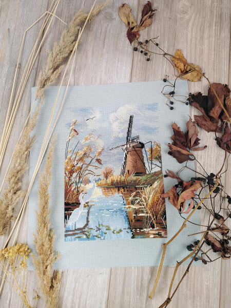 Набор для вышивания "Мельница". Арт 02.010.34