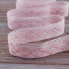 Мерсеризованное хлопковое кружево, 35 мм, цвет розовый. Арт 2223/06