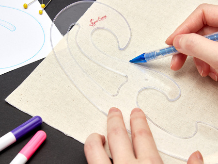 Линейка для пэчворка "Франзуская линия" - мини. Арт NL4201.02