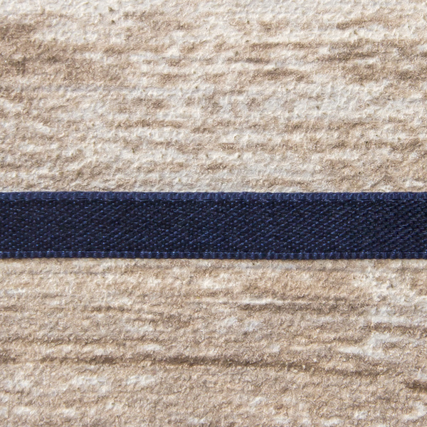 Лента атласная двусторонняя SAFISA мини-рулоны, 6,5 мм, 4,5 м, цвет 15, синий-темный. Арт P00110-6,5мм-15         