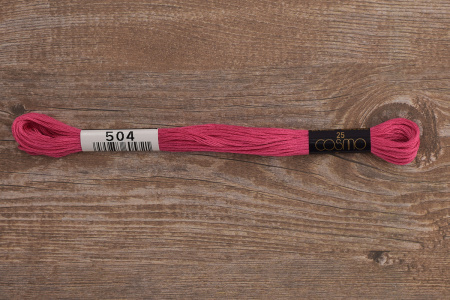 Мулине COSMO однотонный цвет  504       . Арт 25-6/504       