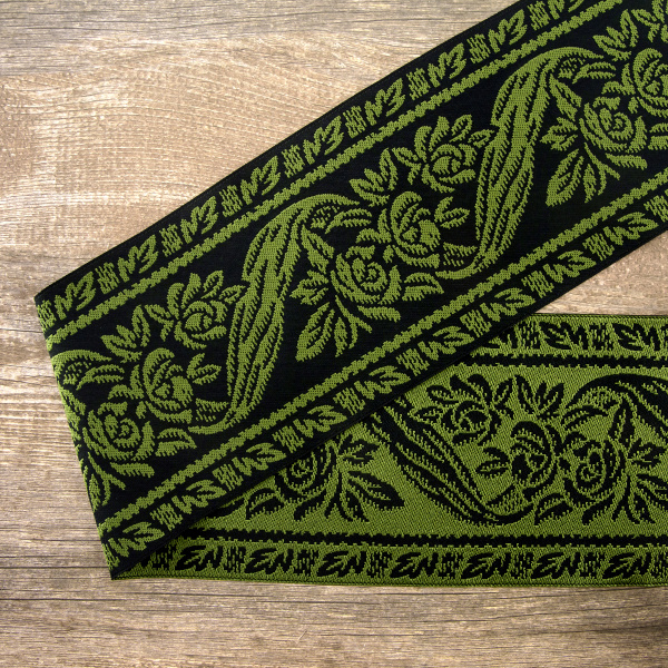 Лента жаккард SAFISA, 100 мм, 15 м, цвет 03. Арт 9090-100мм-03        