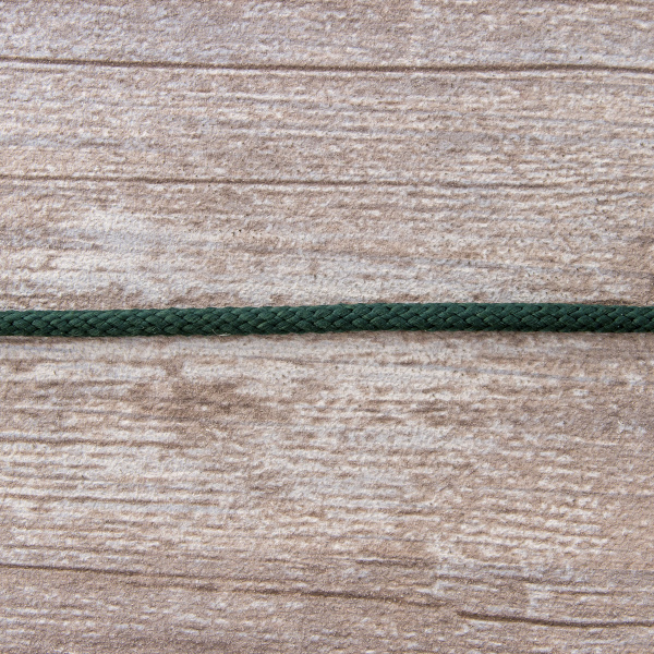 Шнур плетеный SPIRAL ( SAFISA), 4 мм, 25 м, цвет зеленый темный. Арт 25281-4-43