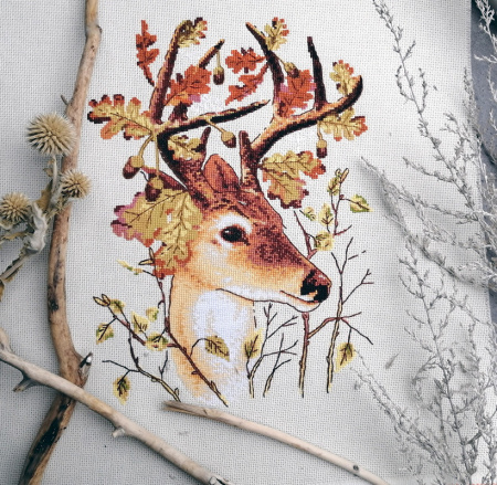 Набор для вышивания "Лесной олень". Арт 03.014.22