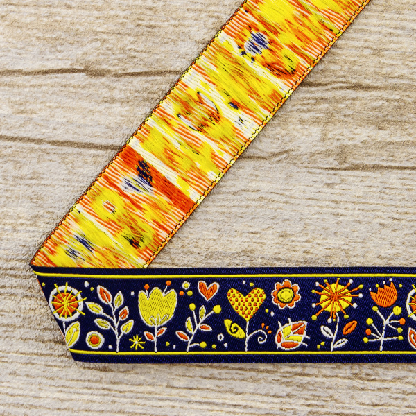 Лента жаккард SAFISA, 25 мм, 15 м, цвет 03. Арт 9218-25мм-03