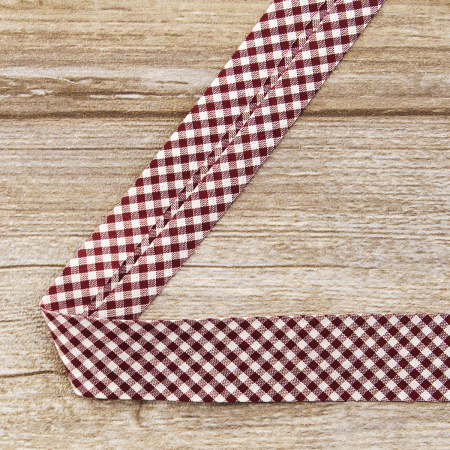 Косая бейка с рисунком SAFISA, арт.5400, 30 мм, 25 м, цвет 58. Арт 5400-30мм-58